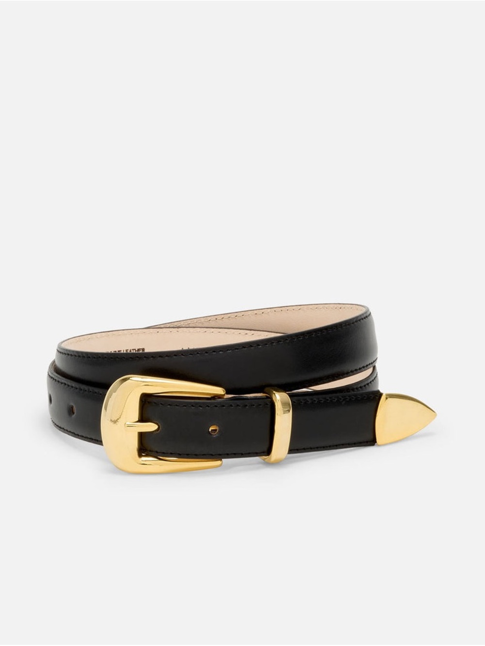AUREUM No. 16 Black and Gold Belt, XXS, NWT